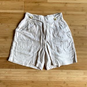 Free People Khaki Shorts